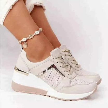 Women's Orthopedic Sneakers – Leather Comfort Walking Shoes 4