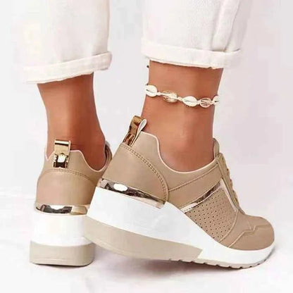 Women's Orthopedic Sneakers – Leather Comfort Walking Shoes 7