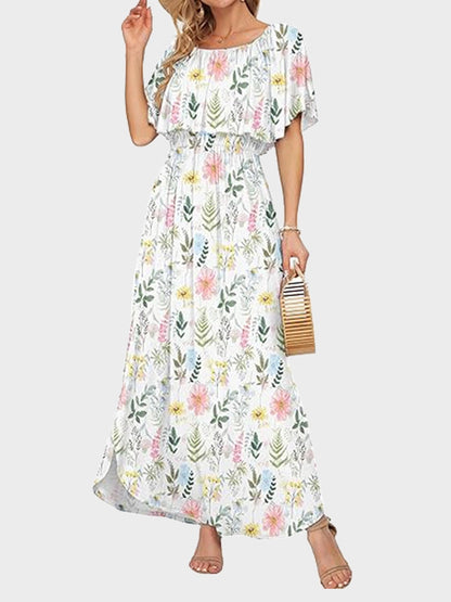 Women's Plus Size Off-Shoulder Maxi Dress 3