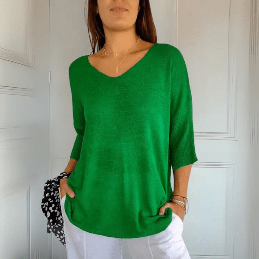 Women's Sweater | V-Neck Loose Silhouette 7