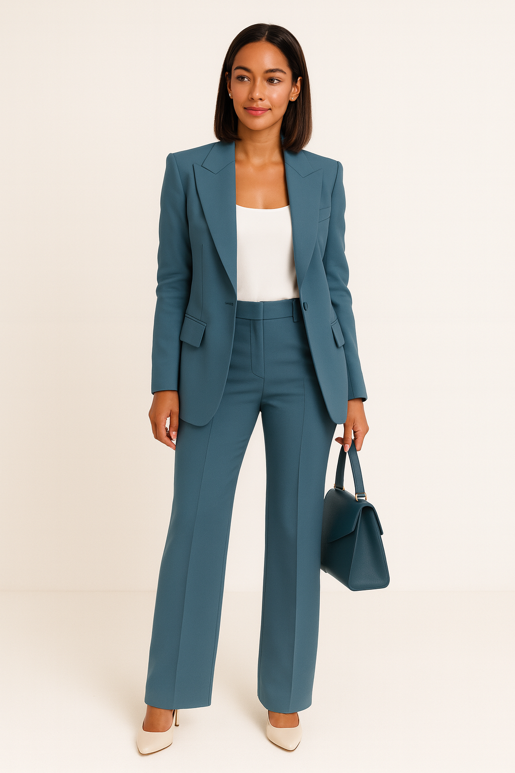 Women’s Tailored Blazer Trouser Co Ord Lounge Set 1