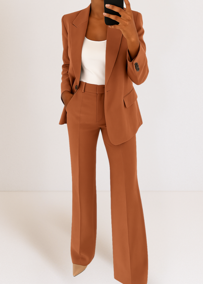 Women’s Tailored Blazer Trouser Co Ord Lounge Set 3