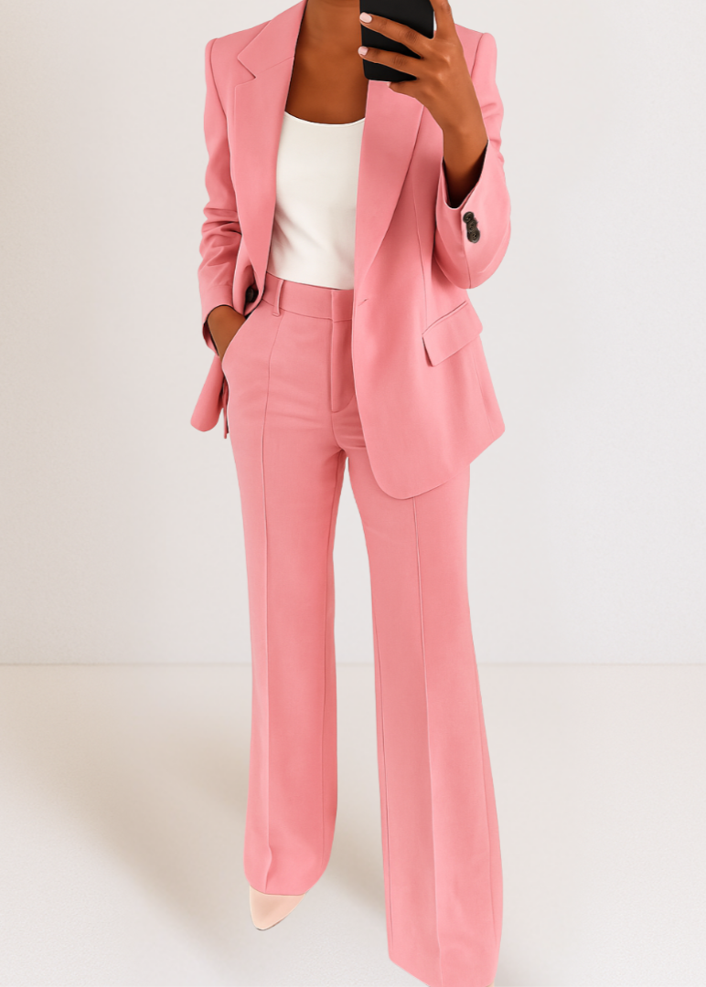Women’s Tailored Blazer Trouser Co Ord Lounge Set 4