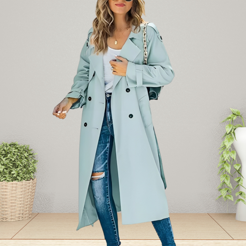 Women's Trench Coat Mid-Season Jacket 2