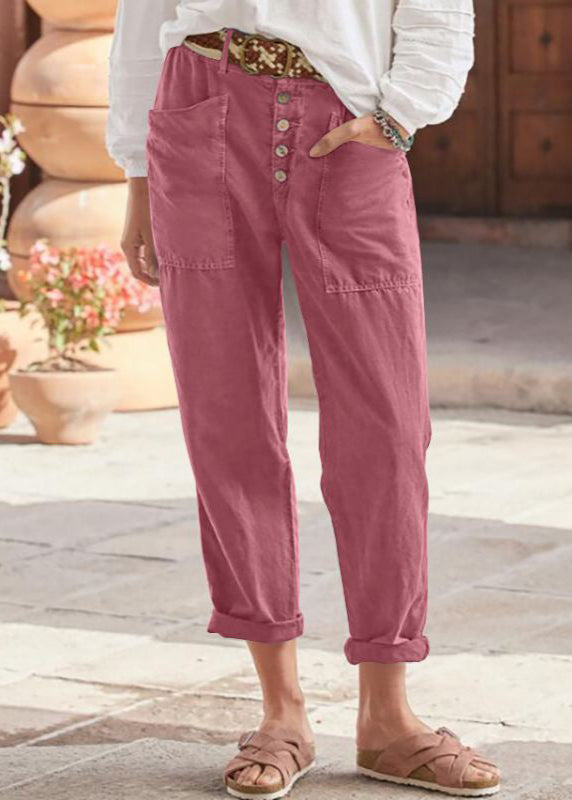 Women’s Trousers | Button Front Tapered 1