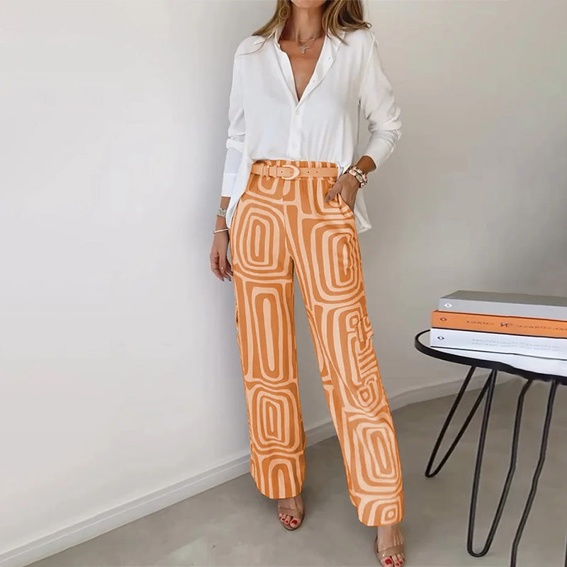Women's Two-Piece Set | Long-sleeve Shirt and Matching Pants 5