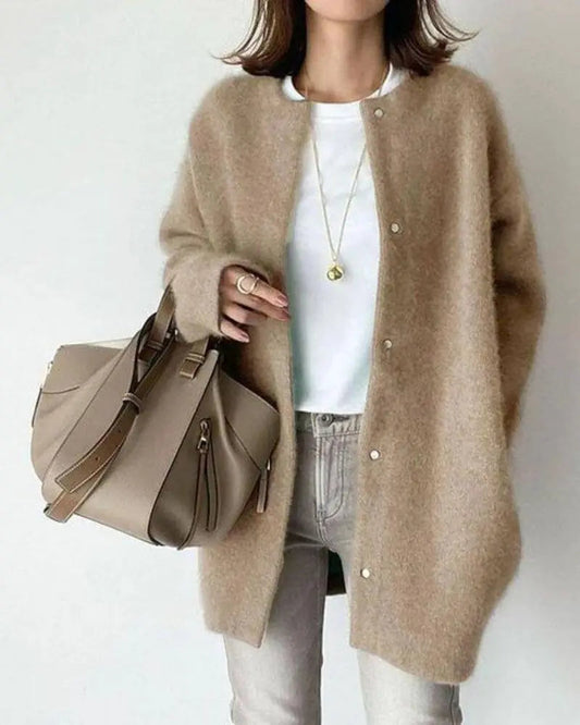 Women’s Wool Cardigan – Stylish Lightweight Warm Layer for Everyday Wear 0