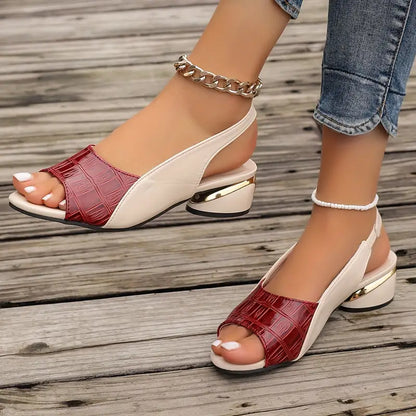 Women's Adjustable Open-Toe Sandals for Summer Wear