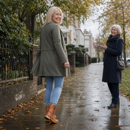 Women's Ankle Boots | Side-Zip & Round-Toe