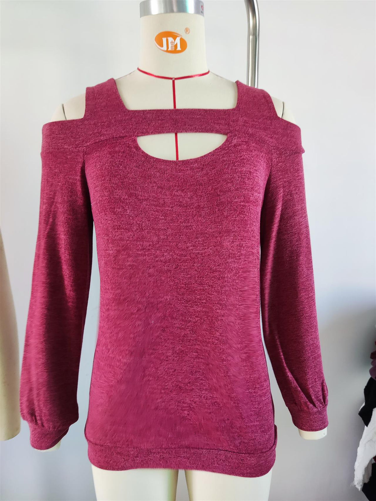 Women's Asymmetrical Neck Sweatshirt | Relaxed Fit