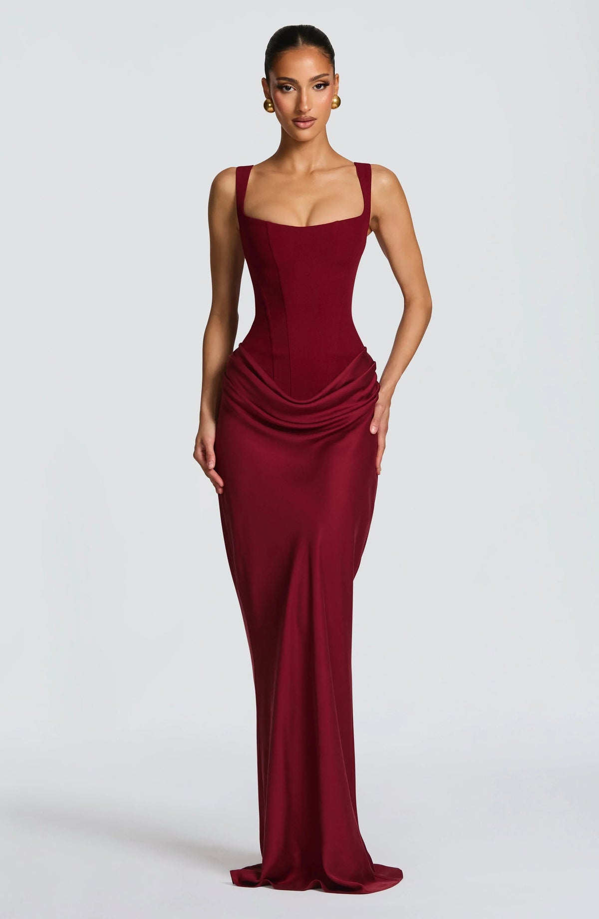 Women's Backless Maxi Dress | Figure-Hugging Silhouette & Evening Elegance