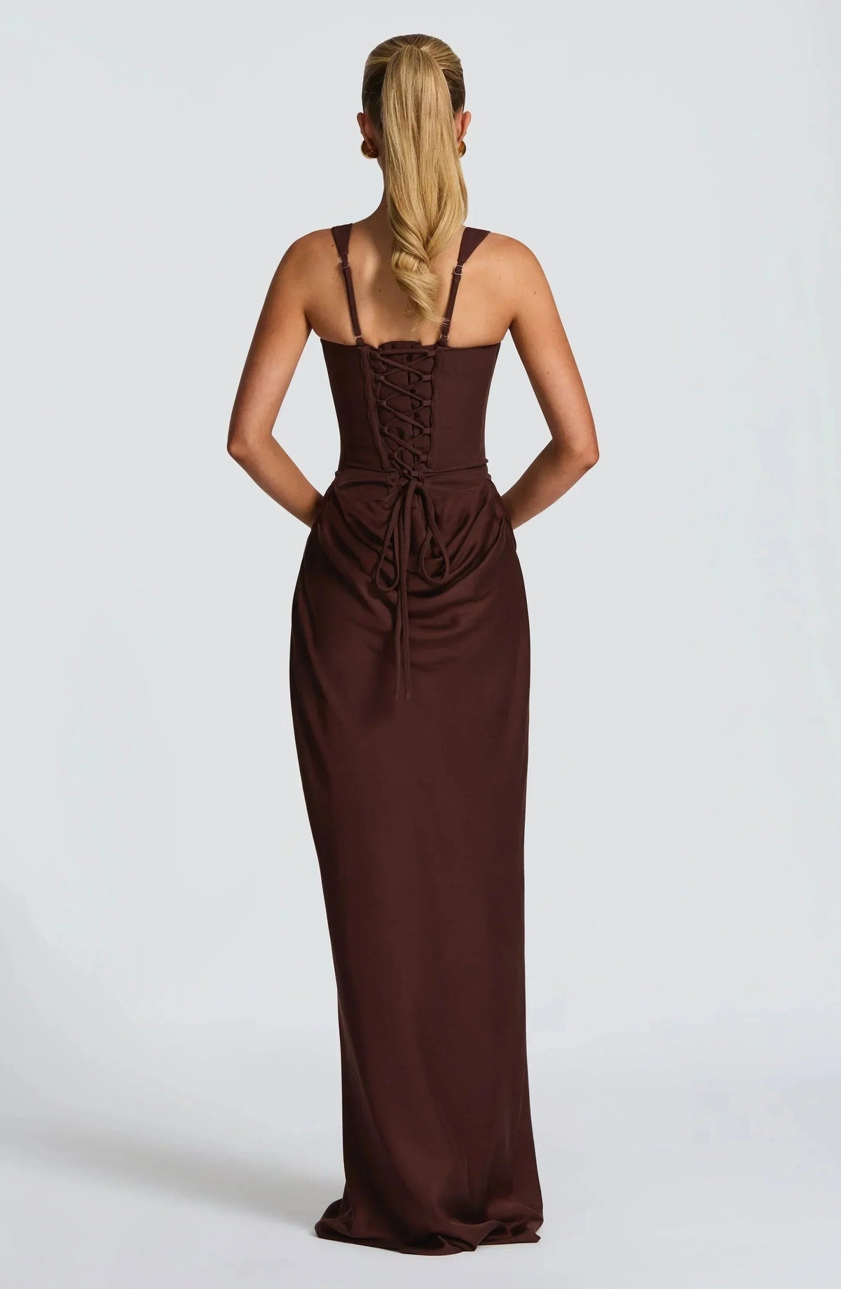 Women's Backless Maxi Dress | Figure-Hugging Silhouette & Evening Elegance