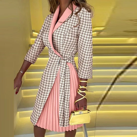 Women's Blazer Dress | Tailored Collar & Elegant Fit