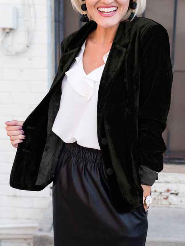 Women's Blazer | Notch Lapel Evening Style