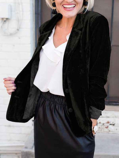 Women's Blazer | Notch Lapel Evening Style