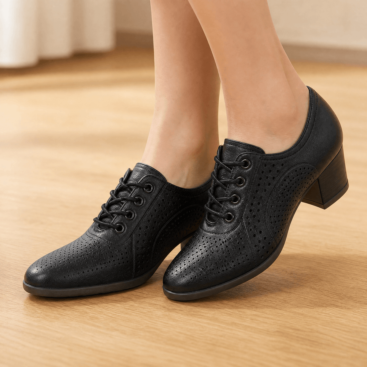 Women's Block Heel Shoes | Breathable & All-Day Comfort