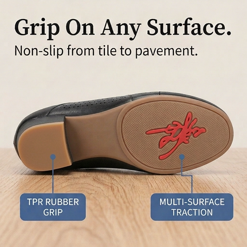 Women's Block Heel Shoes | Breathable & All-Day Comfort
