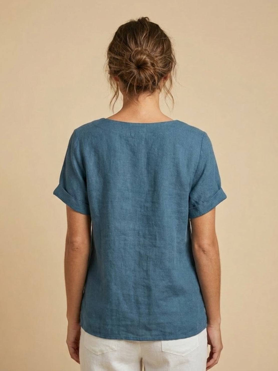 Women's Blouse | Button Detail Relaxed Fit
