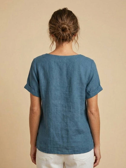 Women's Blouse | Button Detail Relaxed Fit