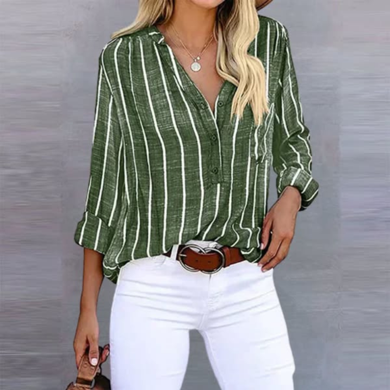 Women's Blouse | Button Front Relaxed Fit