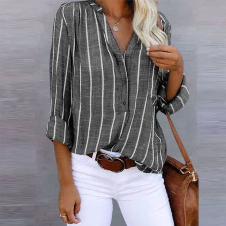 Women's Blouse | Button Front Relaxed Fit