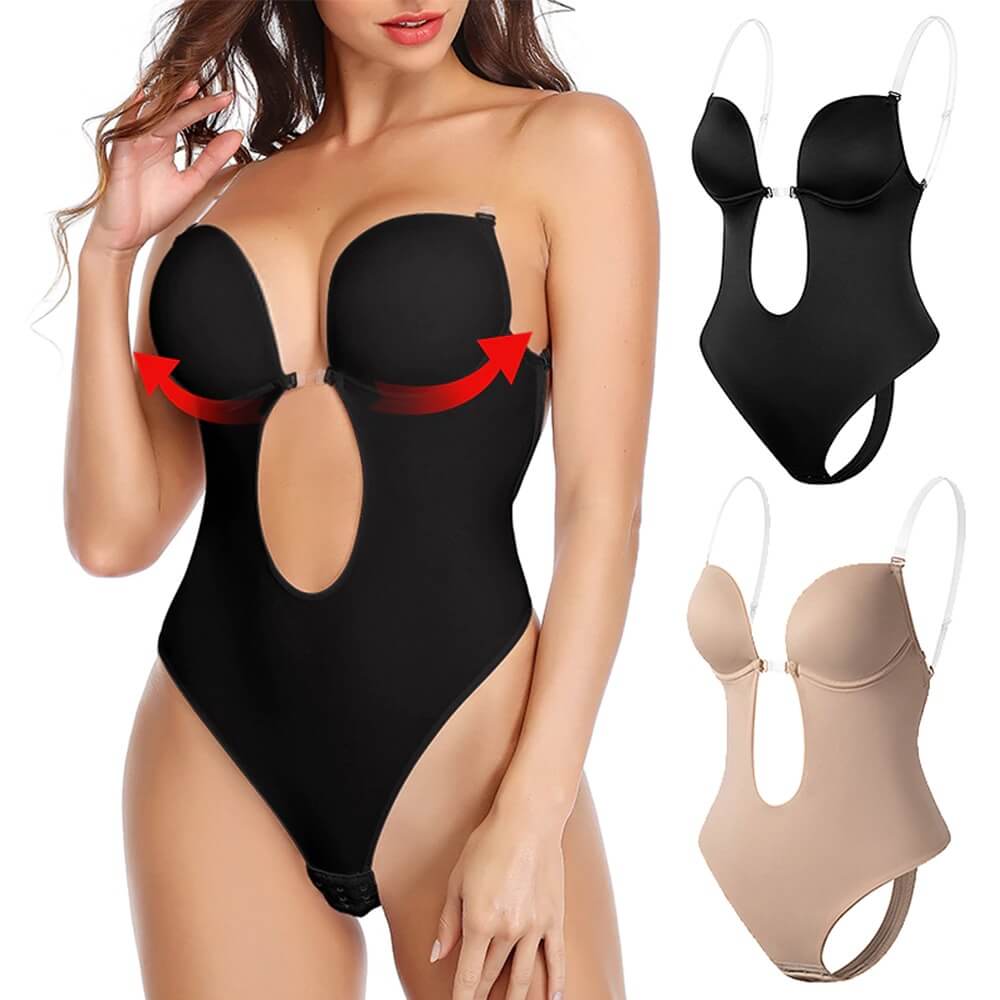 Women's Body Shaper | Deep V Backless & Seamless Silhouette Control