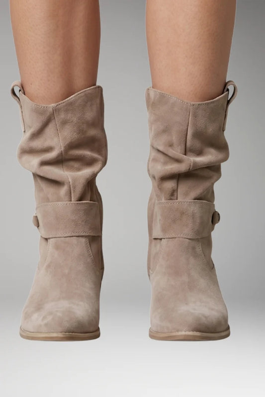 Women's Boots | Slouchy Buckle Ankle