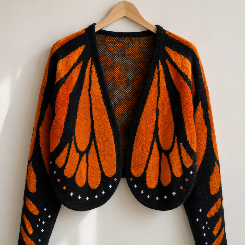 Women's Butterfly Cardigan | Statement Knit & Versatile Layering