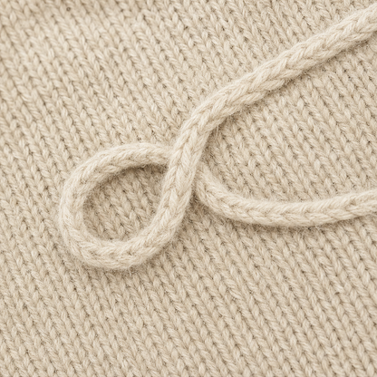 Women's Button-Front Knit Sweater | Braided Cord Detail