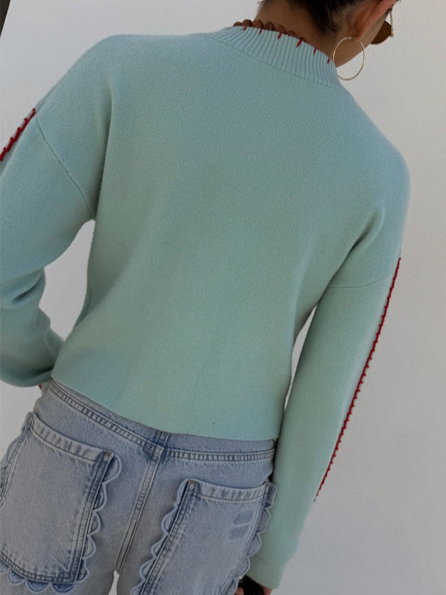 Women's Cardigan | Graphic Print & Button Front
