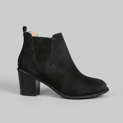 Women's Chelsea Boots Stacked Block Heel Western Style