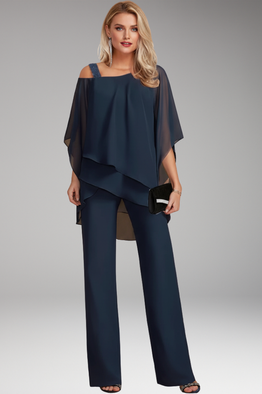 Women's Co Ord Set | Elegant Two-Piece with Wide-Leg Trousers