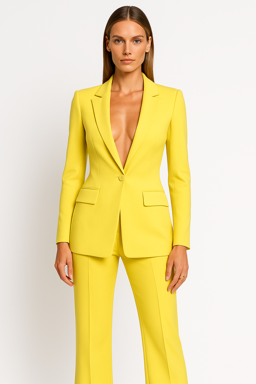 Women's Co Ord Set | Plunge Blazer Tailored Fit