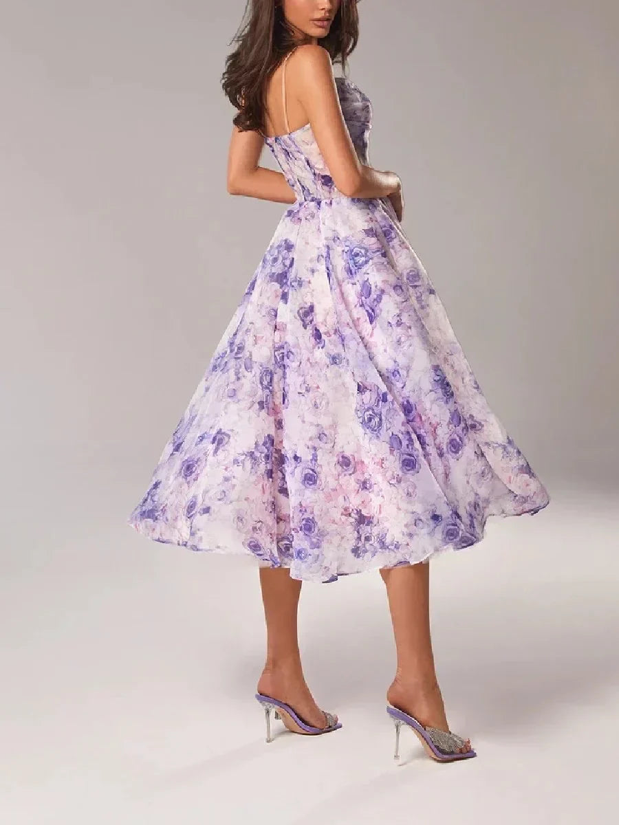 Women's Cocktail Dress | Structured Strapless Design