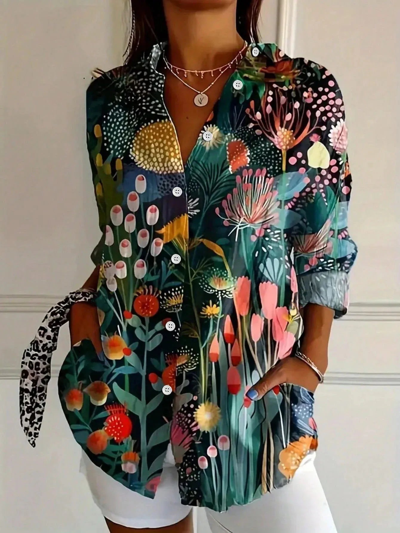 Women's Colorful Blouse | Bold Print & Effortless Everyday Style