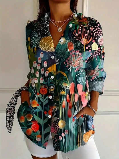 Women's Colorful Blouse | Bold Print & Effortless Everyday Style