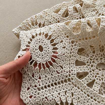 Women's Crochet Cardigan | Duster Length & Bell Sleeves