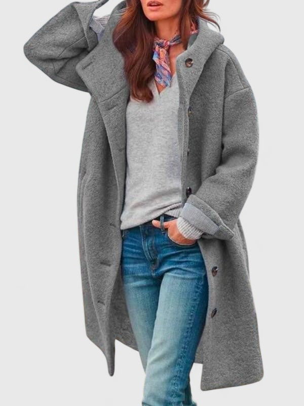 Women's Elegant Coat | Hooded & Warm