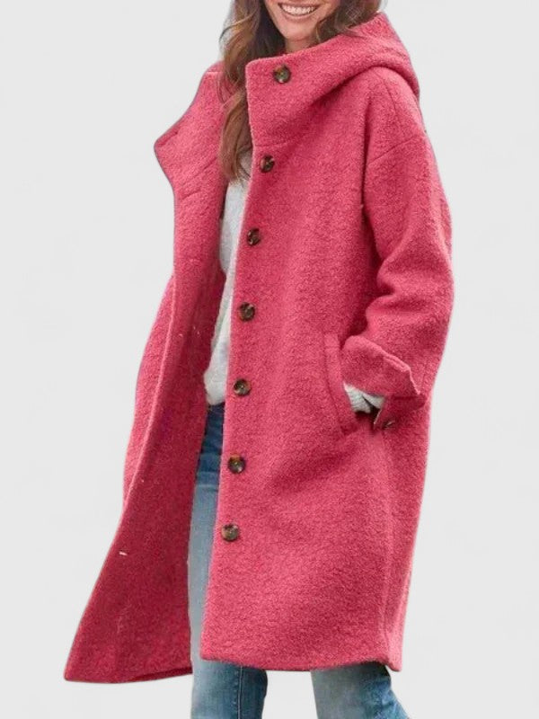 Women's Elegant Coat | Hooded & Warm