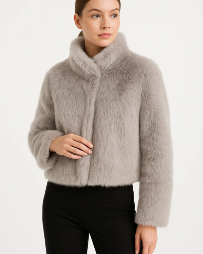 Women's Fur Collar Jacket | Warm & Elegant 1