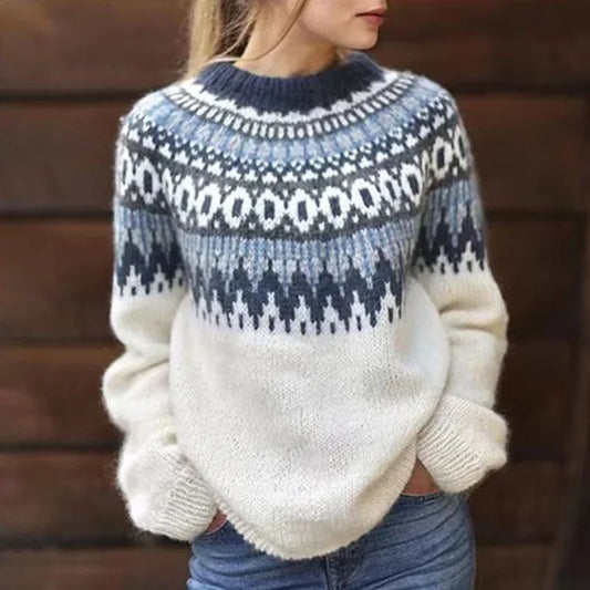 Women's Fair Isle Jumper | Relaxed Fit & Cosy Warmth