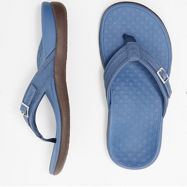Women's Flip Flops | Orthopedic Arch Support & Buckle Strap