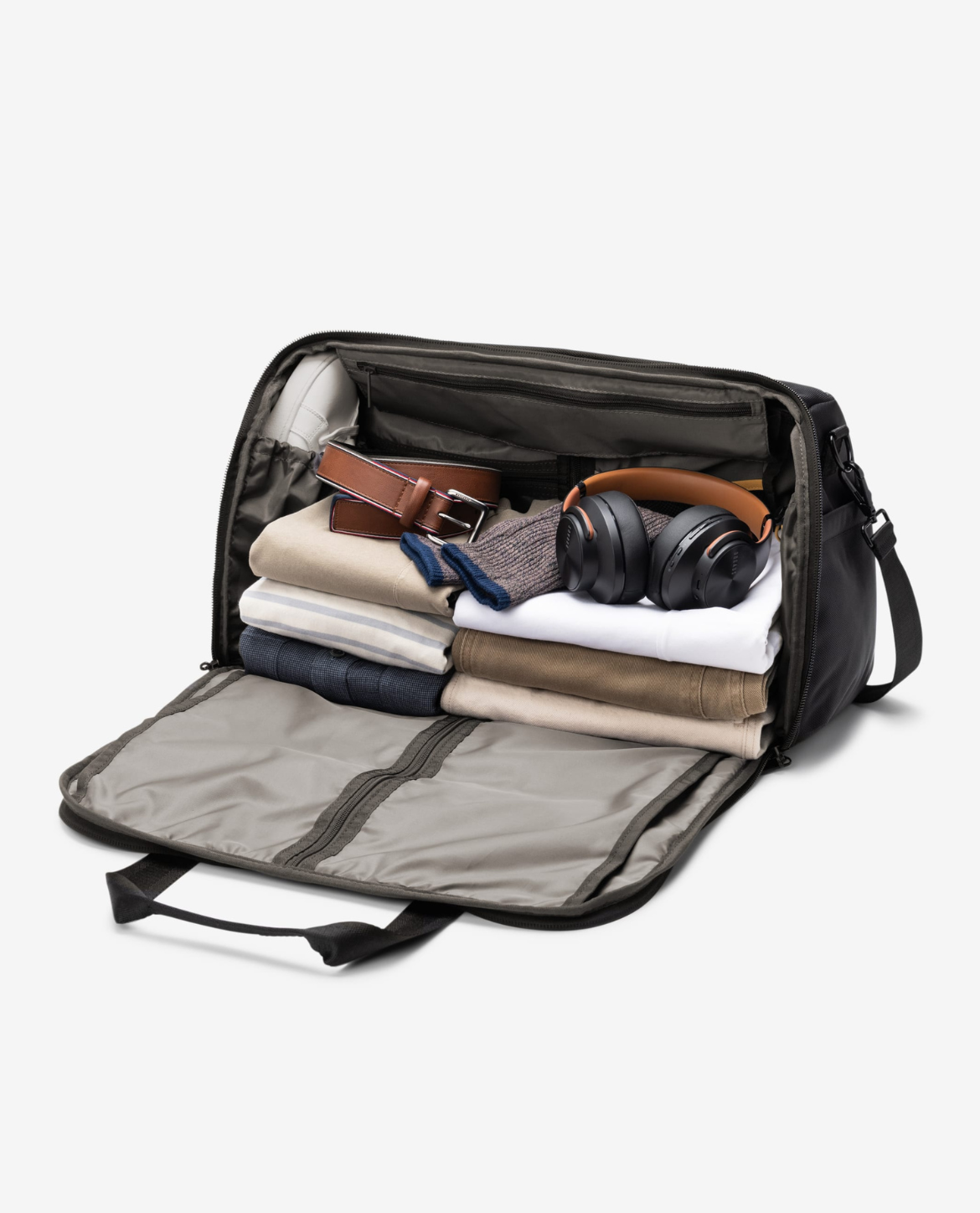 Women's Garment Duffle Bag | Fold-Out Suit Compartment & Travel Ready