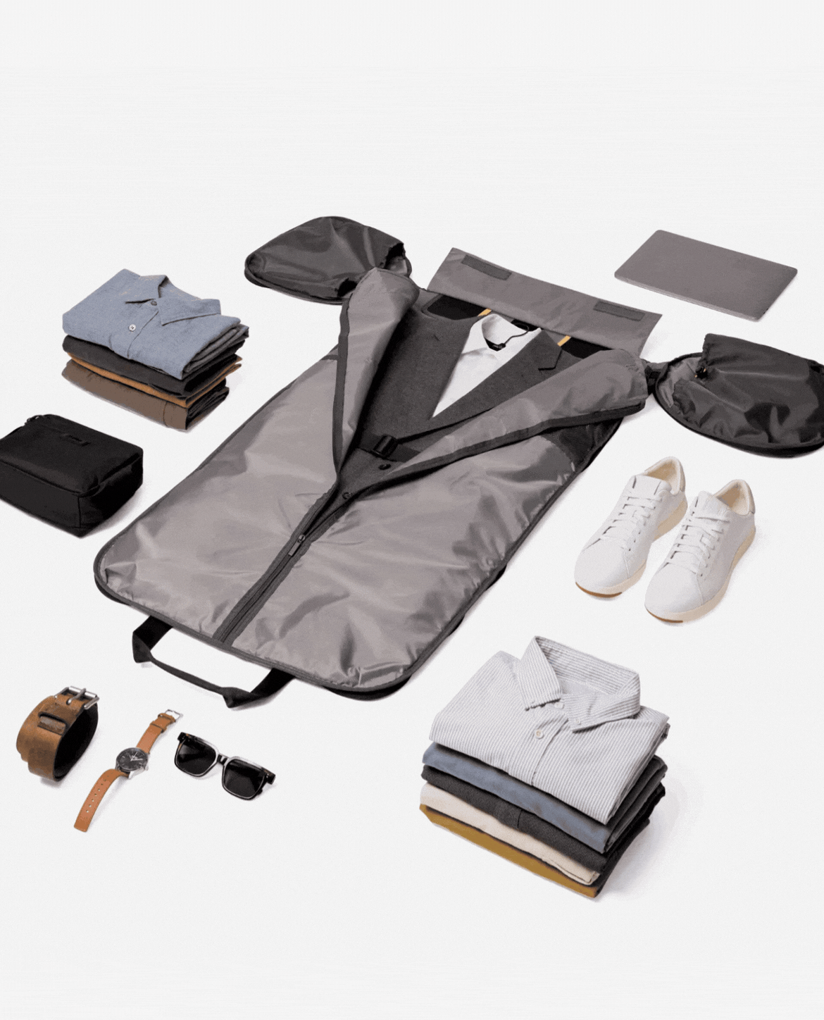 Women's Garment Duffle Bag | Fold-Out Suit Compartment & Travel Ready