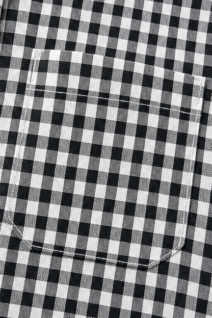 Women's Gingham Shirt | Curved Hem & Wrinkle-Resistant