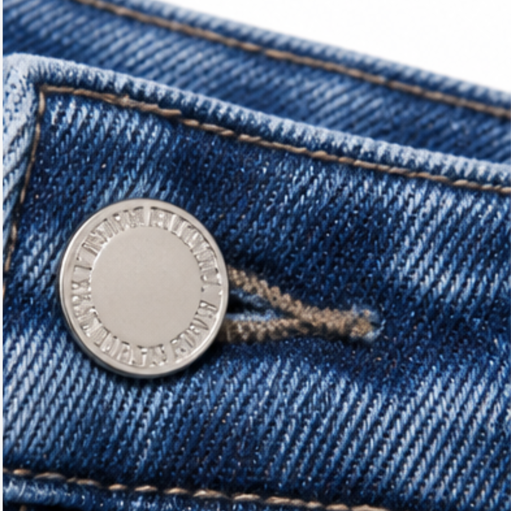 Women's High-Waisted Crossover Jeans | Straight-Leg & Stretch Comfort