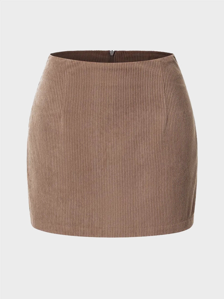 Women's High Waisted Skirt | A-Line Mini Fit