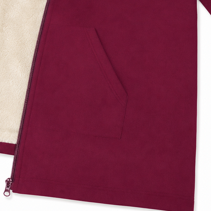 Women's Hooded Jacket Lightweight Mid-Length Relaxed Fit