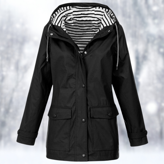 Women's Hooded Longline Coat | Oversized Fit & Roomy Pockets