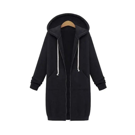 Women's Hoodie | Longline & Zip-Front
